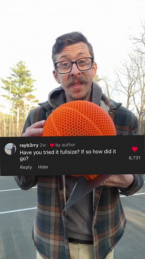 Is Bigger Better? Testing the Airless Basketball in 3D Printing