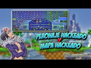 !MAPA Y PERSONAJE HACKEADO!|terraria android[ mega personaje hackeado terraria 1.3 ]