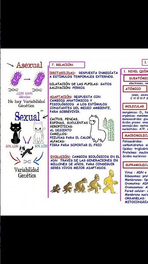CARACTERÍSTICAS DE LOS SERES VIVOS | biología #biologia #seresvivos #clasesvirtuales #educación