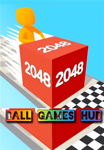Fastest 2048 Ever! 🧠💫 | Merge Run 3D Game #shorts