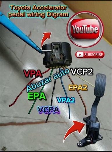 TOYOTA COROLLA ACCELERATOR PEDAL WIRING EXPLAINED! ⚡🛠️ #ToyotaCorolla #WiringDiagram