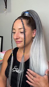 26 Inch Braiding Hair Pre streched within Sparkling Tinsel Hair Extensions 3 Packs Soft Yaki Texture Easily Crochet Twist Braids Hair Synthetic Box Braiding Hair for Women (350#)