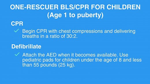BLS for Children/Infants