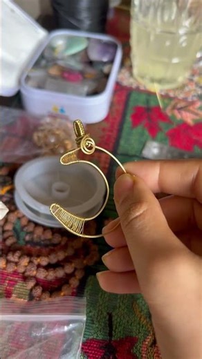 How to make simple and popular wire wrapped 🌟🌙