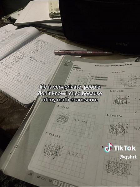 Crying Over Math Exam Scores: A Personal Reflection