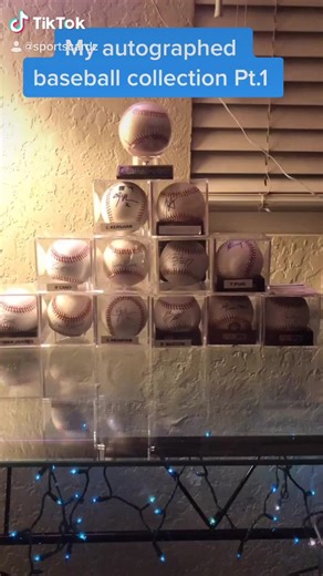 My autographed baseball collection pt.1! #baseball #collect #sportscards #investinsportscards #happyeaster #workdistractions #mlb #foryoupage