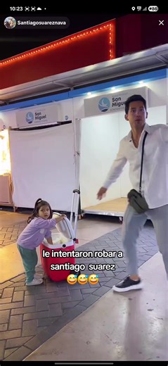 Santiago Suárez enfrenta un robo en San Miguel