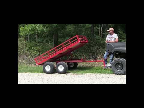 4010 Electric Dump for ATV Trailers 12 Volt Manufactured by Country Manufacturing, Inc.