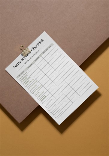 February Bird Checklist Printable, Winter Watching Log, Monthly Checklist, Sightings Tracker, Birding Journal Page - Etsy