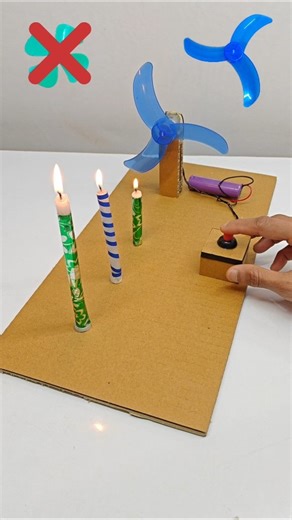 Amazing Science Experiment Projects For DC Motor Fan #shorts