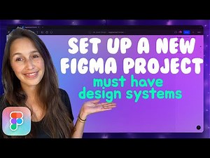 Figma Project Set Up for UX/UI Design Projects | Mobile UX Figma | How to set up a project in Figma