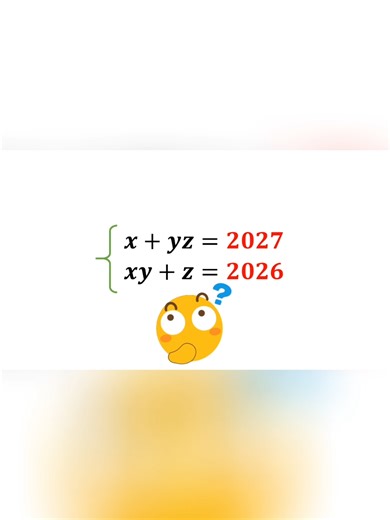 3 Variables and 2 Equations: Find X, Y, Z? (Math Puzzle) #mathpuzzle #algebrachallenge #findxyz #mathtips #brainteaser #logicpuzzle #mathfun