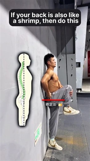 Fitness | Weight Loss | Back Pain on Instagram: ""🔥 Unlock Better Posture & Say Goodbye to Back Pain! 🔥 Do you find yourself slouching or feeling like your back resembles a shrimp? You're not alone! Many of us develop poor posture due to modern lifestyles, leading to discomfort and an unflattering appearance. But there's a simple, effective exercise that can help you regain a strong, aligned spine! The 'Wall Alignment' Exercise: This exercise, demonstrated in the reel, focuses on re-educating 