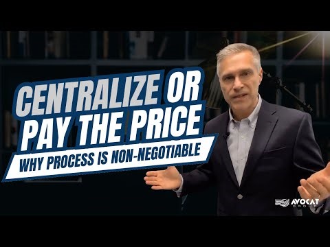 How Centralizing Real Estate Saves Time & Money | By Walt Batansky of Avocat Group