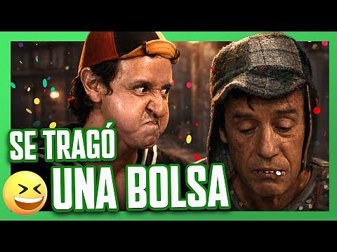 El Chavo, Quico y la Chilindrina juegan con confetti