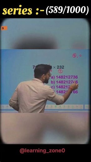 Maths Short trick series (589/1000 ) ✅. #tranding #tricks #math #genius #important #toper #shorts