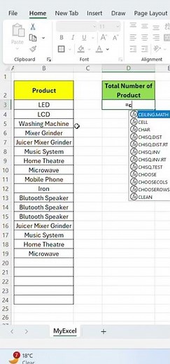 Use COUNTA in Excel – Count Everything Fast! | Excel COUNTA Function Explained in Seconds! #excel