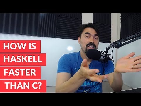How is Haskell faster than C?