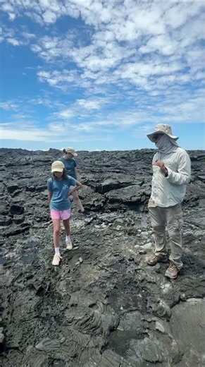 Exploring Lava Fields, Galapagos, Responsible Travel South America from Maria E. 🐢