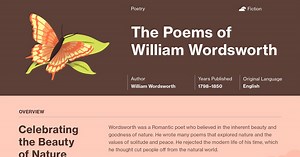 Poems of William Wordsworth (Selected) The Prelude Book 1 Summary | Course Hero