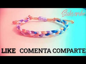 DIY 4-strand braided bracelet CLASS #65