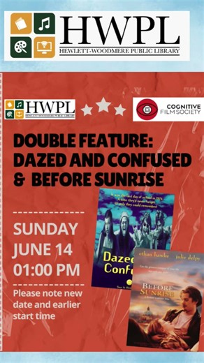 Richard Linklater Double Feature at HWPL! 🎬 #shorts
