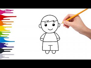 COMO DESENHAR UM MENINO