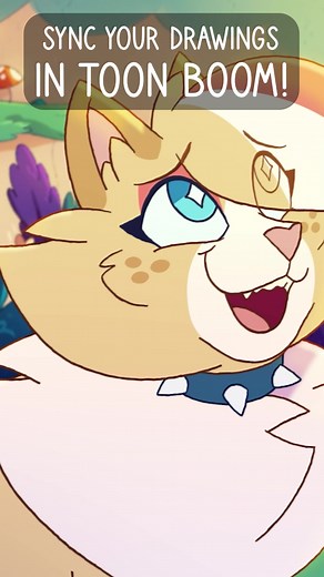 I feel like this one's pretty straightforward, so I'm not gonna elaborate a tonnnn in the description, but this is how I rig pretty much all my mouths! What I like to do personally is draw the mouth and chin/etc once, sync them together, and then duplicate the mouth drawing so I can just redraw it while keeping the base chin shape in there. After I do all the mouth shapes I then go in and adjust the chin frame-by-frame so it matches. You can sync pretty much any drawing layers together, and ther