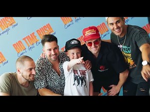 BTR hangs with HUGE fan in Cincinnati!