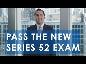 How to Pass FINRA's New Series 52 Exam | Knopman Marks