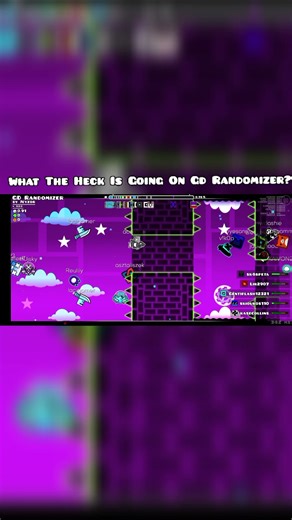 What The Heck Is Going On GD Randomizer? #geometrydash #gd (Loud Sound Warning!)