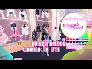 Heavenly Look with NO VIP?! 😇✨ Angel Dress Combo in DTI