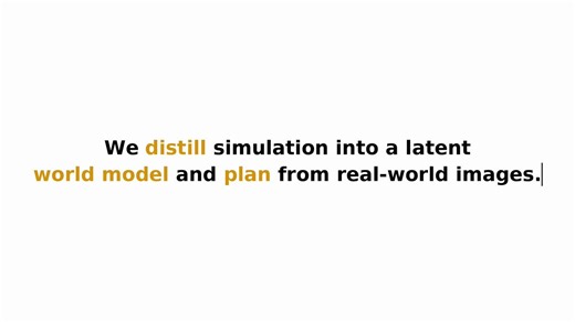 Real-world RL is still too brittle and data-hungry for long-horizon, contact-rich tasks.We introduce Simulation Distillation (SimDist), which turns large-scale simulated experience into reusable world-model priors for rapid real-world adaptation.By combining online planning with dynamics adaptation, SimDist achieves high success rates on tasks requiring precision, force, and reactivity.Play with our interactive visualization to see for yourself: https://t.co/qFGNySxdAl(1/n)
