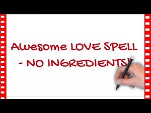 Simple Love Spell NO INGREDIENTS 😍 - Real MAGIC SPELL!