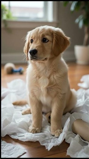 🧻The toilet paper exploded! 💥 / 휴지가 갑자기 폭발했어요! #shorts