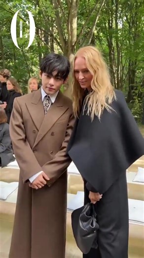 1.2K views · 175 reactions | #V — L' OFFICIEL SINGAPORE via IG instagram.com/reel/DPbKqoZjc… V AT CELINE FASHION SHOW #VxCelineEte26 #CELINESUMMER2026 #TAEHYUNGxCELINE #PFW @celineofficial ©btschartdailyc |Taekookie❤| | Taekook - MNL | Facebook