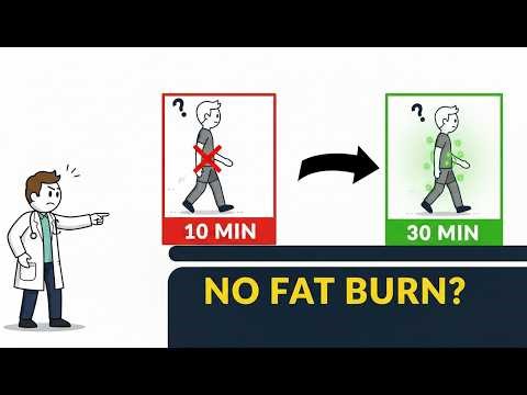 10 vs 30 Minutes of Walking: Which One Actually Burns More Fat? (Science Explained)