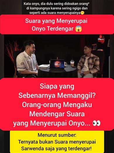 Part 3: Ada suara menyerupai onyo😱 Sumber: #robbypurba ... #onyo #betrand #betrandputraonsu #viralhariini