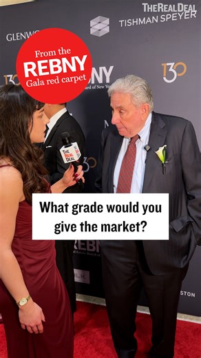A or D? That’s how split the market is. We hit the REBNY Gala red carpet and asked top industry players — Jeff Gural, Kelly Mack, Bruce Mosler and more — one question: What grade would you give the NYC real estate market right now? The answers were all over the map — A to a straight-up D. 👀 🎥 Watch the full video for the full range of takes (and the reasoning behind them). | The Real Deal