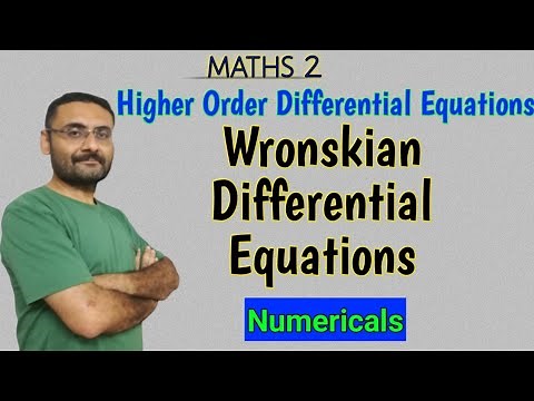 Wronskian Differential Equations | Linear Dependence & Independence of an ODEs | Wronskin Matrix