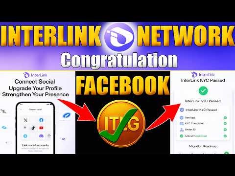 New Update, How to Connect Social in Interlink Network? ✅ Last Step Before KYC & Verifications!