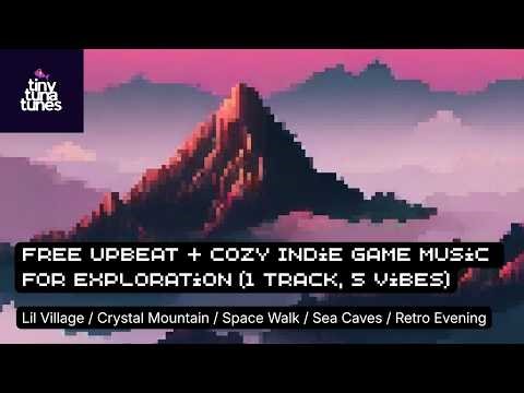 Free Upbeat + Cozy Indie Game Music for Exploration (5 Tracks, 5 Vibes)