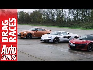 McLaren 540C vs Honda NSX vs Nissan GT-R drag race: plucky Brit takes on Japanese beasts