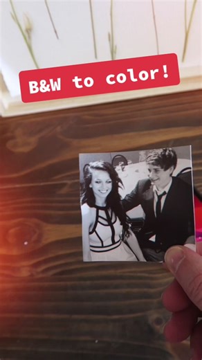 B&W to color, easy! #colorizeapp #colorize #photomyne #blackandwhite #fyp #oldphotos #familyphotos