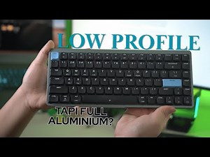 Experience the Full Alu Low Profile Keyboard | Epomaker Luma 84