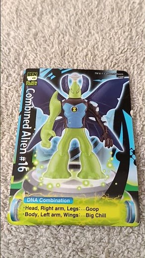 Ben 10 Combination Alien Card #16 - Creation Chamber Figure Ben Ten