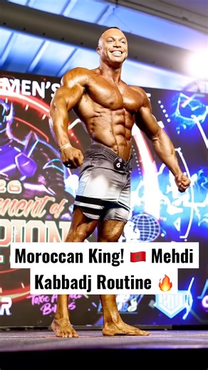 Moroccan King! 🇲🇦 Mehdi Kabbadj Routine | 2026 Tournament of Champions #bodybuilding