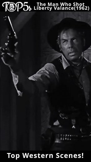 This Time, Right Between The Eyes ! | The Man Who Shot Liberty Valance. #gun #John Wayne #Shorts
