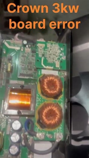 Crown 3kw show solar error