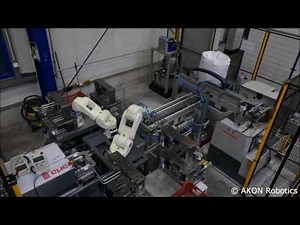 Sägen / Stanzen - Aluprofile - Strangpressprofile - Vollautomatisch - Industrieroboter